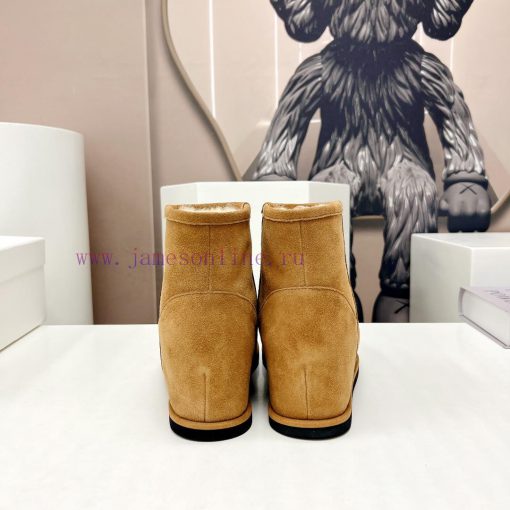 Top tierAmina Muaddi23vs Autumn/Winter Hot Snow Boot SeriesRound headed snow boots with incrmyss9bn1 - Image 9