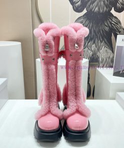 Top 5 "E-SL niche fashion brand designer 23vs autumn/winter new fur boot seriesSponge cake tcvmopbba