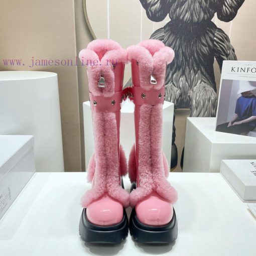 Top 5 "E-SL niche fashion brand designer 23vs autumn/winter new fur boot seriesSponge cake tcvmopbba - Image 2