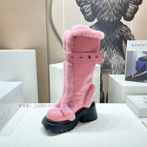 Top 5 "E-SL niche fashion brand designer 23vs autumn/winter new fur boot seriesSponge cake tcvmopbba - Image 5