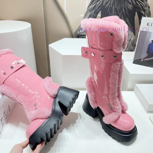 Top 5 "E-SL niche fashion brand designer 23vs autumn/winter new fur boot seriesSponge cake tcvmopbba - Image 7