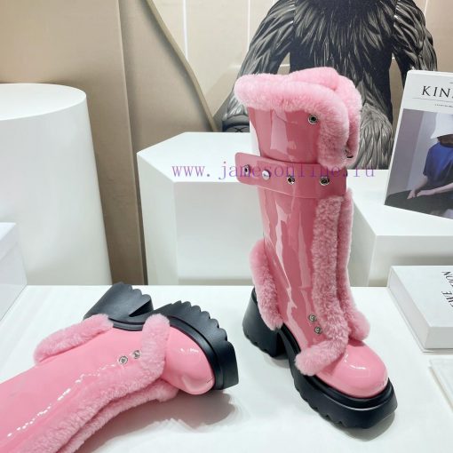 Top 5 "E-SL niche fashion brand designer 23vs autumn/winter new fur boot seriesSponge cake tcvmopbba - Image 8