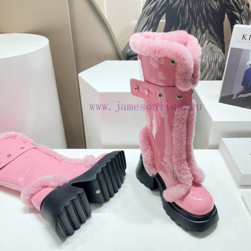 Top 5 "E-SL niche fashion brand designer 23vs autumn/winter new fur boot seriesSponge cake tcvmopbba - Image 10