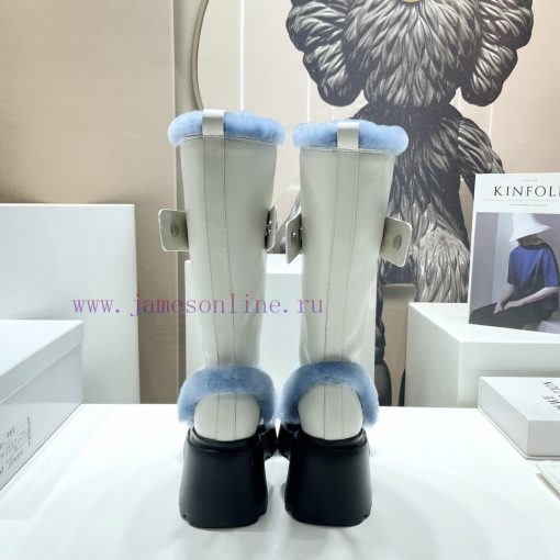Top tierE-SL niche fashion brand designer 23vs autumn/winter new fur boot seriesSponge cake stismb5h - Image 9