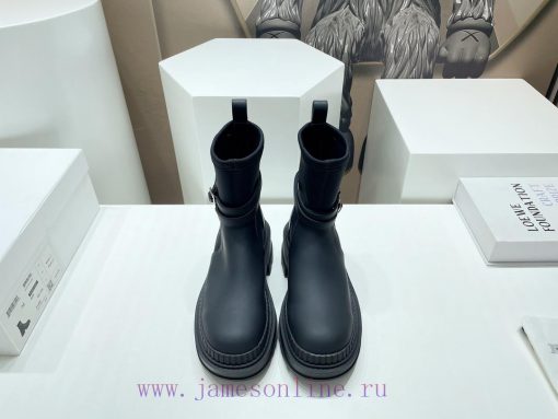 Top tierTHE ROW2023 vs Autumn/Winter Latest Explosive Sponge Cake Thick Bottom Martin Boot Sfnmzek2s - Image 2
