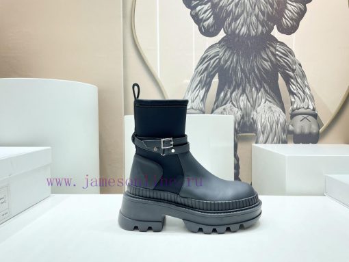 Top tierTHE ROW2023 vs Autumn/Winter Latest Explosive Sponge Cake Thick Bottom Martin Boot Sfnmzek2s - Image 6