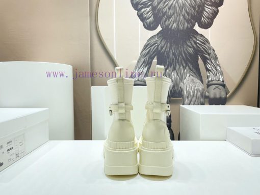 Top tierTHE ROW2023 vs Autumn/Winter Latest Explosive Sponge Cake Thick Bottom Martin Boot Smjxwfen3 - Image 9