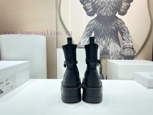 Top tierTHE ROW2023 vs Autumn/Winter Latest Explosive Sponge Cake Thick Bottom Martin Boot Sfnmzek2s - Image 9