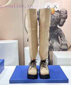 24 inch boots' Top 'Lost in Echo~23vs Autumn/Winter Latest Fashion Show Retro Pants and Bootm45gpue9