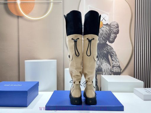 24 inch boots' Top 'Lost in Echo~23vs Autumn/Winter Latest Fashion Show Retro Pants and Bootm45gpue9 - Image 9
