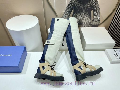 24 inch boots' Top 'Lost in Echo~23vs Autumn/Winter Latest Fashion Show Retro Pants and Boot68w3xjij - Image 8