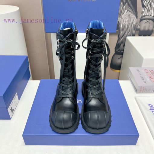 Top tierLost in echo deconstructing thick soled zippered short bootsFrom a domestic niche den79368de