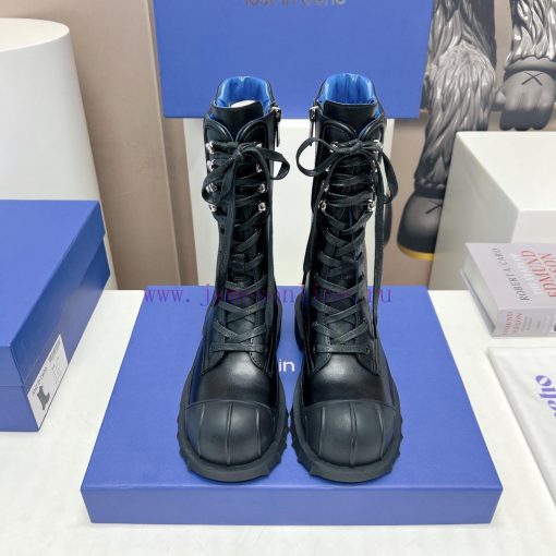 Top tierLost in echo deconstructing thick soled zippered short bootsFrom a domestic niche den79368de - Image 2