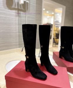 VALENTINO GARAVANI TAN-GO calf leather ankle boots - ankle strap with VLOGO SIGNATURE buckleyiqes0my