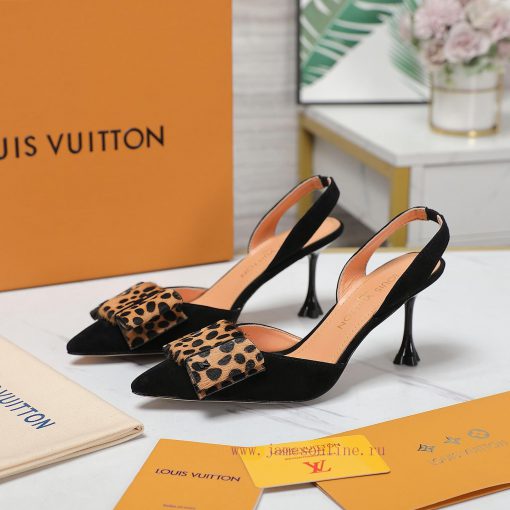 Top qualityLoui * vuitte * * New Plum Heel SandalsThis Blossom high-heeled shoe is made of s45ffqimw - Image 5