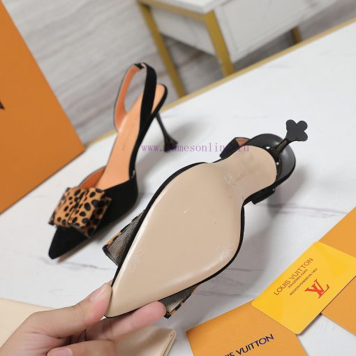 Top qualityLoui * vuitte * * New Plum Heel SandalsThis Blossom high-heeled shoe is made of s45ffqimw - Image 8