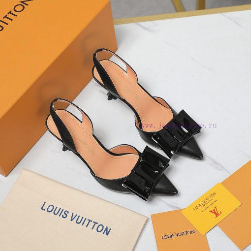 Top qualityLoui * vuitte * * New Plum Heel SandalsThis Blossom high-heeled shoe is made of sl7jr7w6l - Image 3