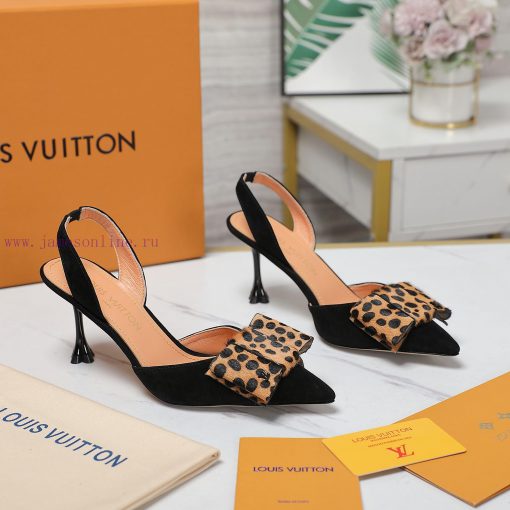 Top qualityLoui * vuitte * * New Plum Heel SandalsThis Blossom high-heeled shoe is made of s45ffqimw - Image 9