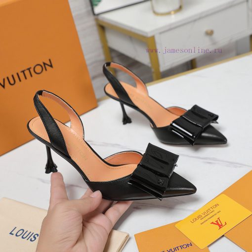 Top qualityLoui * vuitte * * New Plum Heel SandalsThis Blossom high-heeled shoe is made of sl7jr7w6l - Image 4