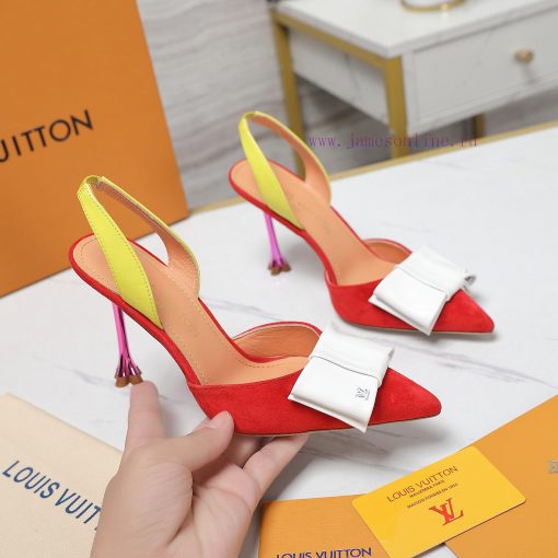 Top qualityLoui * vuitte * * New Plum Heel SandalsThis Blossom high-heeled shoe is made of s96d9aslv - Image 4