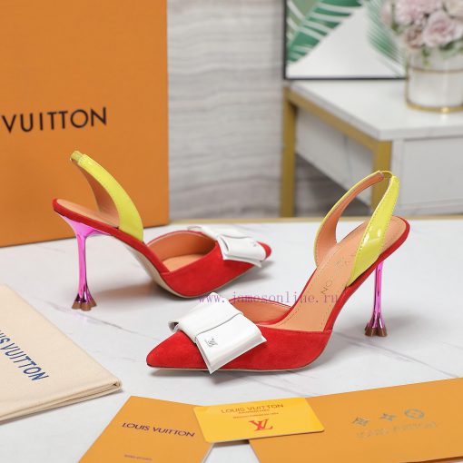 Top qualityLoui * vuitte * * New Plum Heel SandalsThis Blossom high-heeled shoe is made of s96d9aslv - Image 8