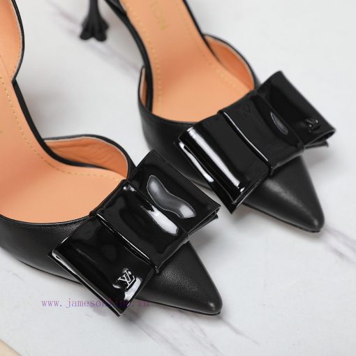 Top qualityLoui * vuitte * * New Plum Heel SandalsThis Blossom high-heeled shoe is made of sum28pr19 - Image 3