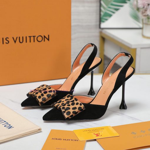 Top qualityLoui * vuitte * * New Plum Heel SandalsThis Blossom high-heeled shoe is made of sxxnp5gym - Image 5