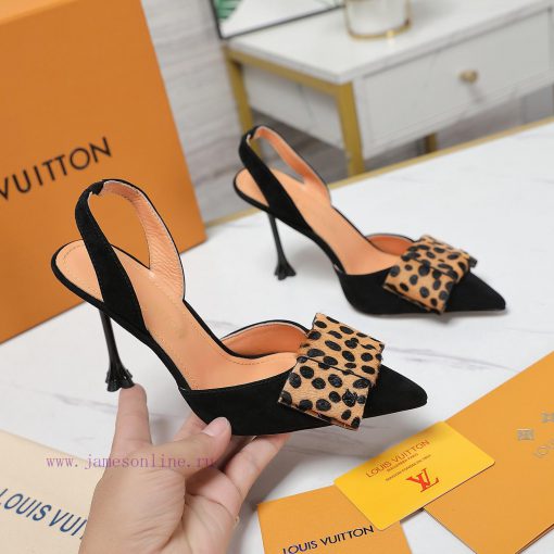 Top qualityLoui * vuitte * * New Plum Heel SandalsThis Blossom high-heeled shoe is made of sxxnp5gym - Image 9