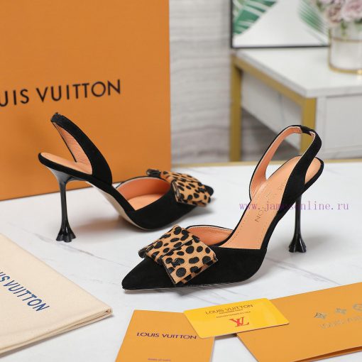 Top qualityLoui * vuitte * * New Plum Heel SandalsThis Blossom high-heeled shoe is made of sxxnp5gym - Image 10