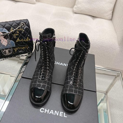 Top qualitychanel fw23 mew arrival～Chanel 2023 Autumn/Winter New Pull up Short Boots-MATERIAnqroraxq - Image 2