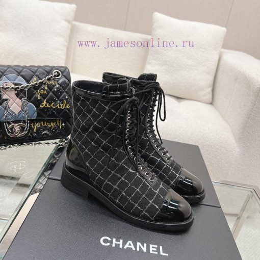 Top qualitychanel fw23 mew arrival～Chanel 2023 Autumn/Winter New Pull up Short Boots-MATERIAnqroraxq - Image 3