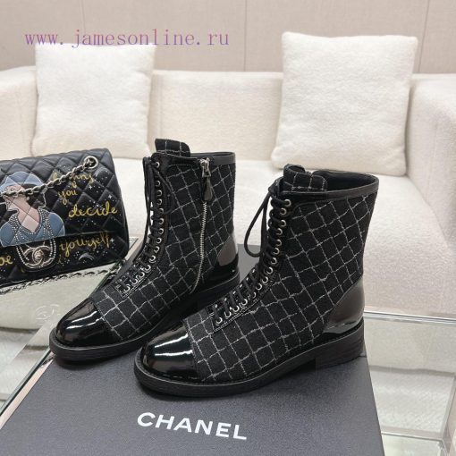 Top qualitychanel fw23 mew arrival～Chanel 2023 Autumn/Winter New Pull up Short Boots-MATERIAnqroraxq - Image 5