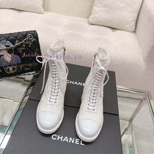 Top qualitychanel fw23 mew arrival～Chanel 2023 Autumn/Winter New Side Pulling Short Boots-MAj2m8z8r1 - Image 2