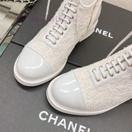 Top qualitychanel fw23 mew arrival～Chanel 2023 Autumn/Winter New Side Pulling Short Boots-MAj2m8z8r1 - Image 7