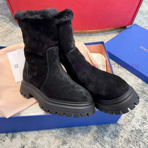 Top qualitySW BEDFORD CHILL MOTO BOOTIE2023 SW Autumn/Winter New Thick Bottom Wool Snow Boott842mxun - Image 5