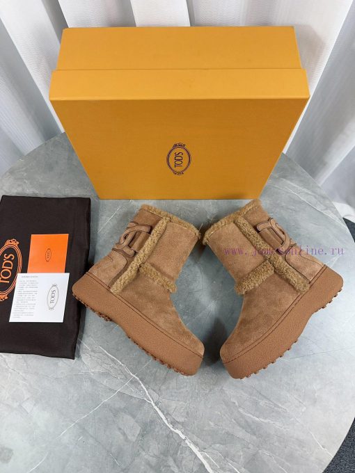 Tod's 2023 new snow boots refuse to be bulky. The original full grain cowhide and Australian0kp0ycnu - Image 6