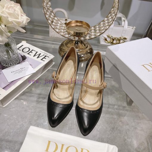 Top Dior 2023 new round toe single shoes, new Spectadio ballet high heels make a brilliant d2pzkncrj - Image 2