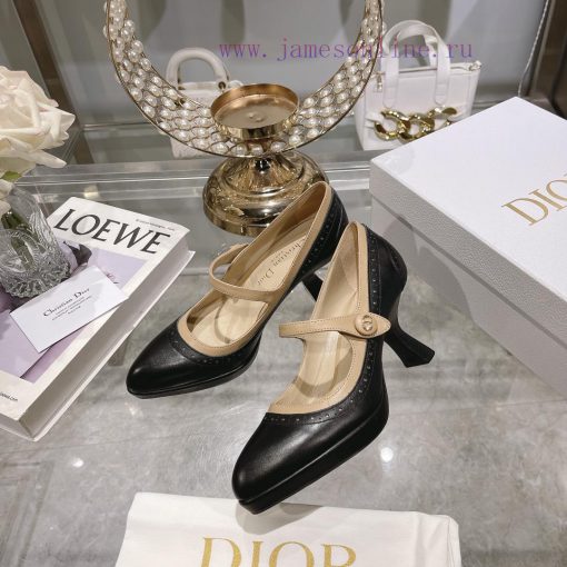 Top Dior 2023 new round toe single shoes, new Spectadio ballet high heels make a brilliant d2pzkncrj - Image 5