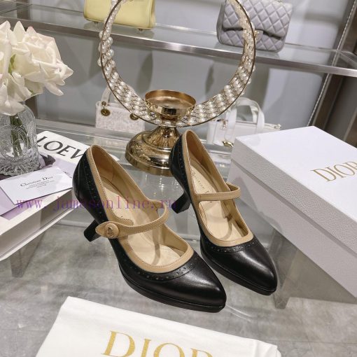 Top Dior 2023 new round toe single shoes, new Spectadio ballet high heels make a brilliant d2pzkncrj - Image 6