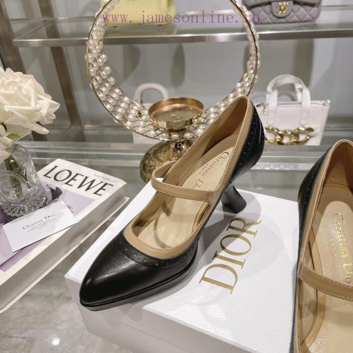 Top Dior 2023 new round toe single shoes, new Spectadio ballet high heels make a brilliant d2pzkncrj - Image 7