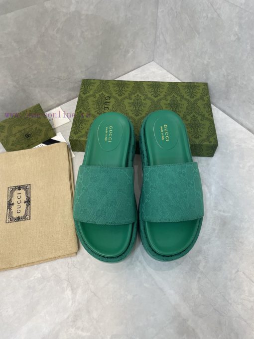 GUCCI official website new women's thick soled slippers and sandals spring/summer collectiongm2ncurl - Image 3