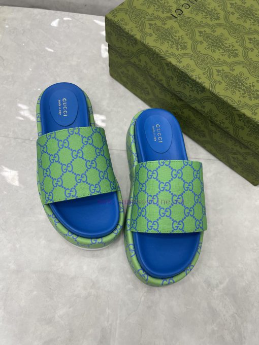 GUCCI official website new women's thick soled slippers and sandalsThe GG logo was first usemmowchss - Image 5