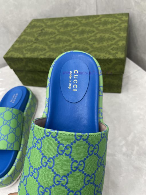 GUCCI official website new women's thick soled slippers and sandalsThe GG logo was first usemmowchss - Image 9