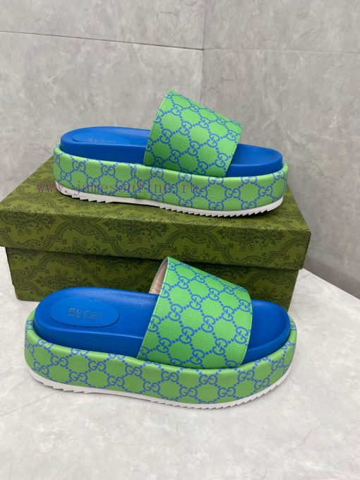 GUCCI official website new women's thick soled slippers and sandalsThe GG logo was first usemmowchss - Image 10