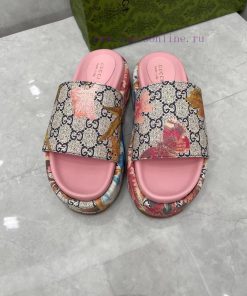 P 2023 Gucci New Super Beautiful Fashion SlippersThe plant patterns with a long history in t2fh7p1u5