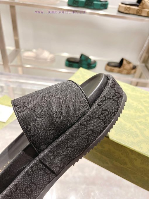 2023 new series GucciGucci's latest limited edition thick soled slippers of top quality are gm169ebq - Image 8