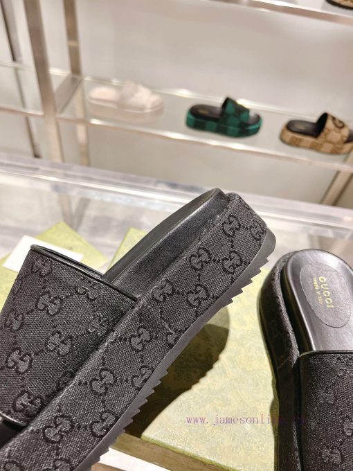 2023 new series GucciGucci's latest limited edition thick soled slippers of top quality are gm169ebq - Image 9