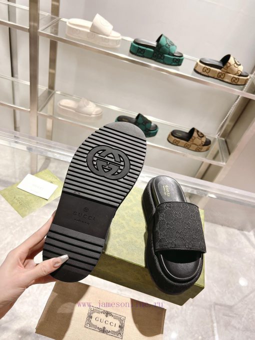 2023 new series GucciGucci's latest limited edition thick soled slippers of top quality are gm169ebq - Image 10