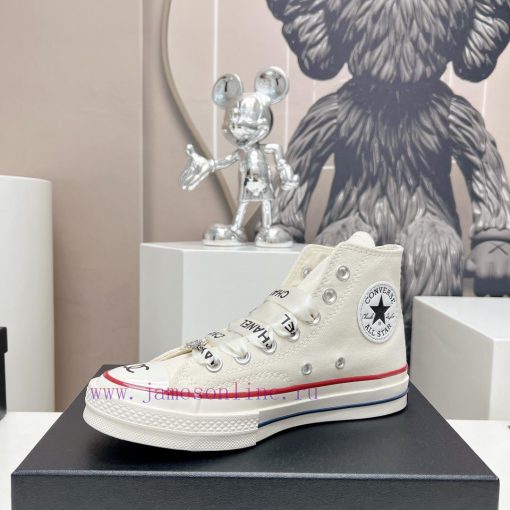 Top tierChanel C Home 2023 vs Spring/Summer Hot Canvas Leisure SeriesThick soled letter canvdxcnm1tu - Image 7