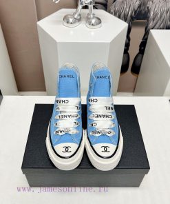 Top tierChanel C Home 2023 vs Spring/Summer Hot Canvas Leisure SeriesThick soled letter canvk3sg7d37